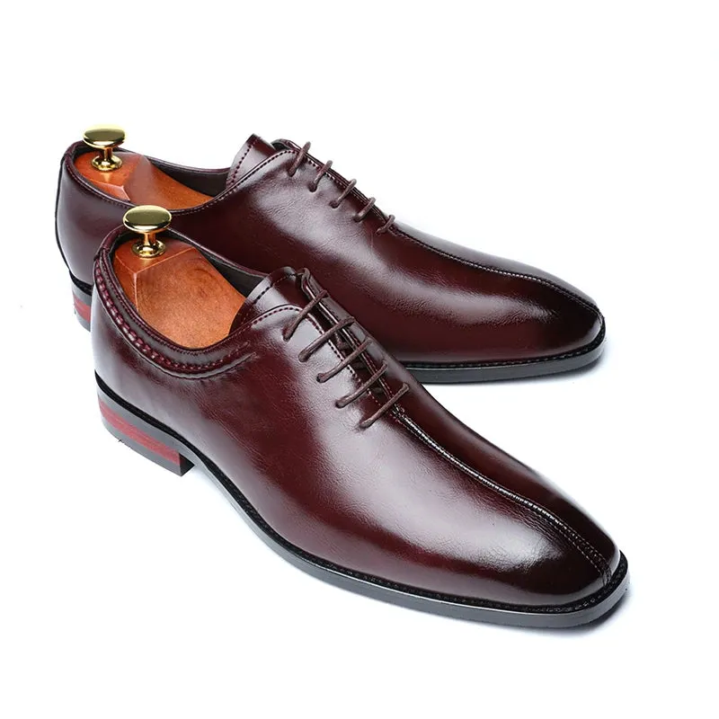 Classic Retro Brogue Men Flats Party Dress Shoes