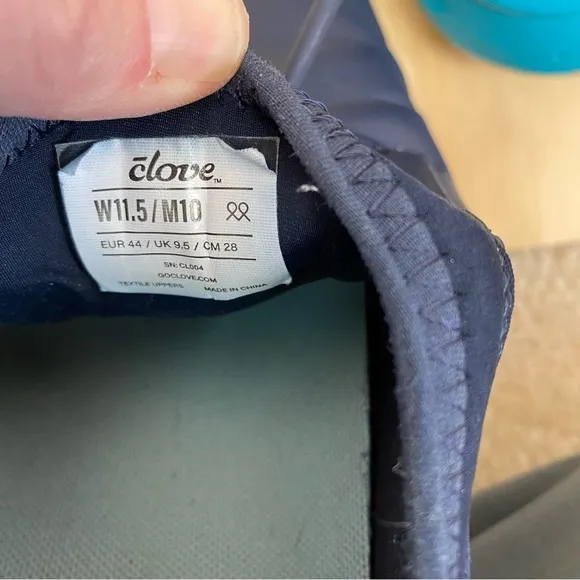 Clove Classic Nursing Shoes Navy Blue Aqua Limited Edition Sneakers