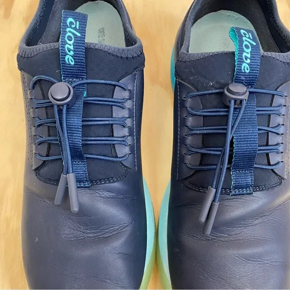 Clove Classic Nursing Shoes Navy Blue Aqua Limited Edition Sneakers