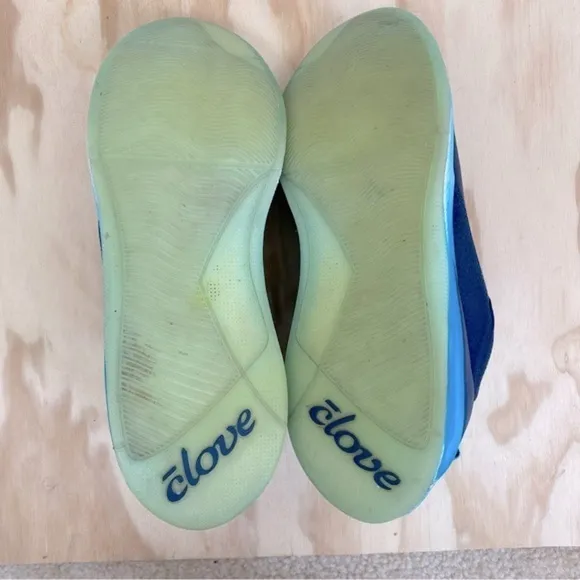 Clove Classic Nursing Shoes Navy Blue Aqua Limited Edition Sneakers