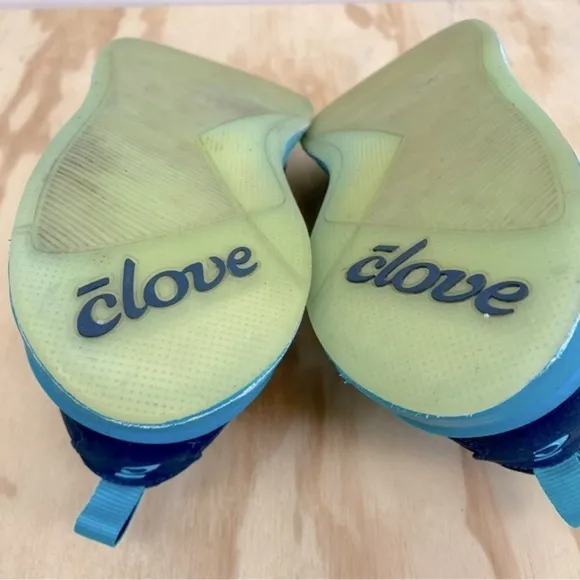 Clove Classic Nursing Shoes Navy Blue Aqua Limited Edition Sneakers