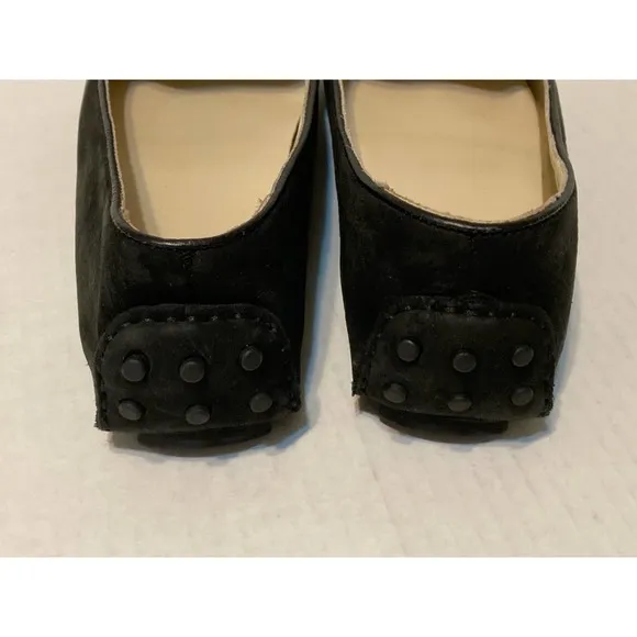 Cole Haan Carey Venetian Womens Moccasin Shoes Size 8.5 Black Nubuck