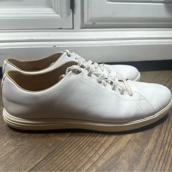 Cole Haan Grand Crosscourt Men's Size 13 M Shoes White Leather Sneakers‎ C26515