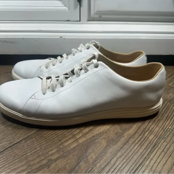 Cole Haan Grand Crosscourt Men's Size 13 M Shoes White Leather Sneakers‎ C26515