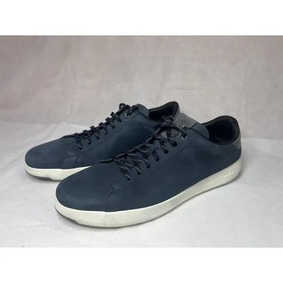 Cole Haan GrandPro Tennis Sneaker Men's 13 Navy Blue And White Shoes