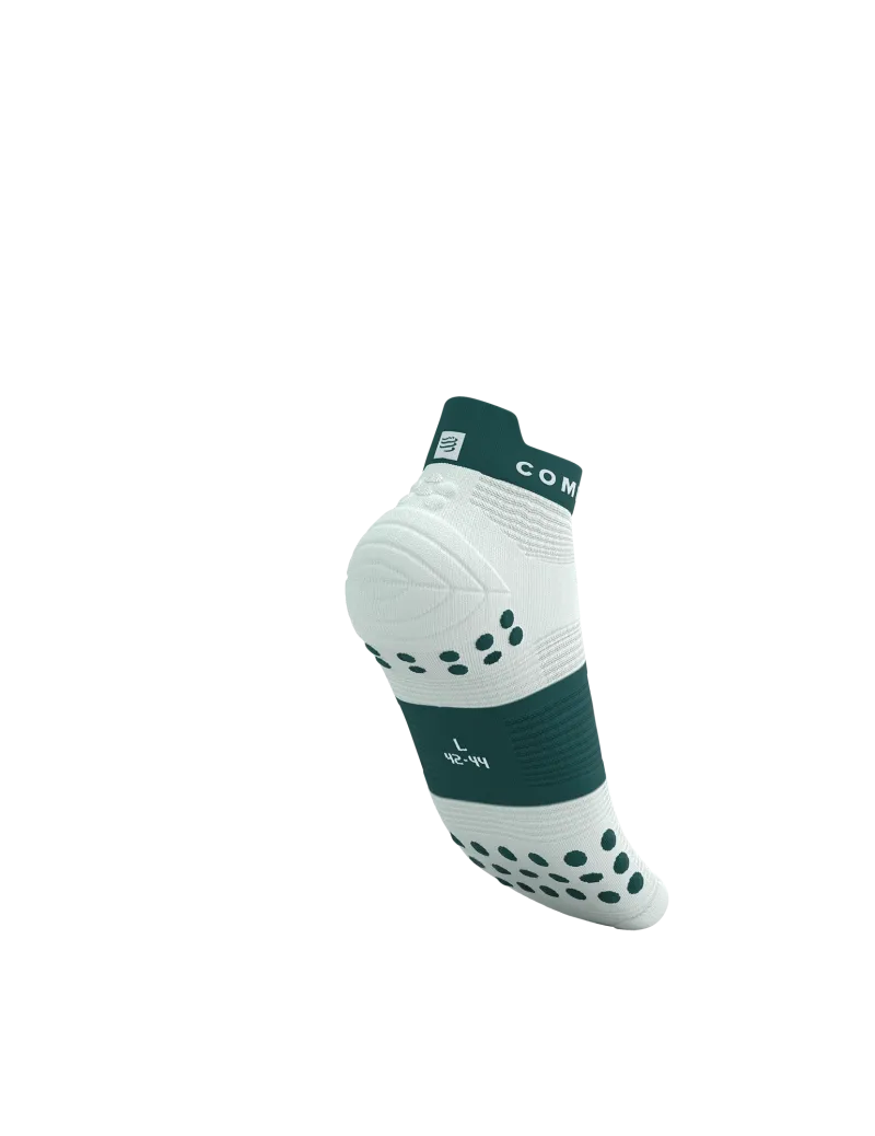 Compressport Unisex's Pro Racing Socks v4.0 Run Low - Sugar/Storm