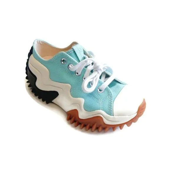 Converse Mens Size 3 Womens 4.5 Run Star Motion Platform A01175C Light Dew Blue