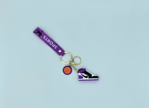Court purple keychain