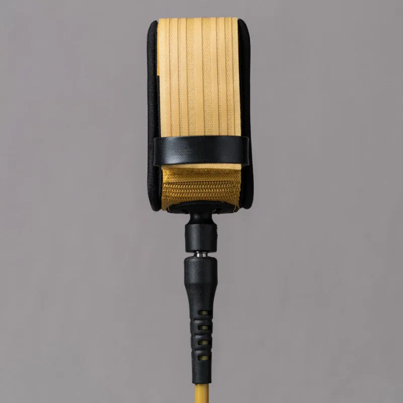 Deflow 8ft 7mm Performance leash - mustard