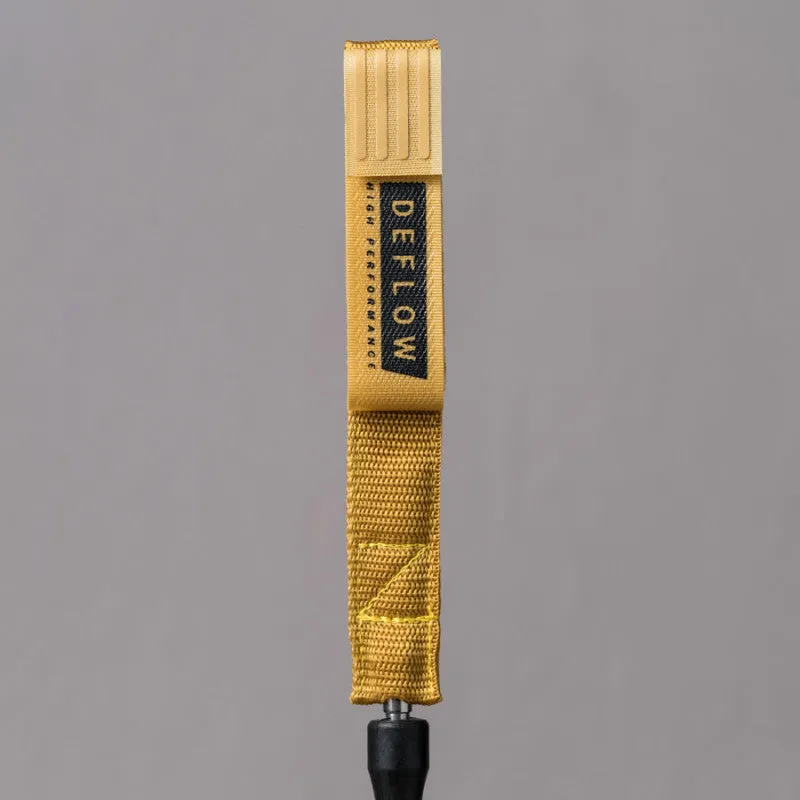 Deflow 8ft 7mm Performance leash - mustard
