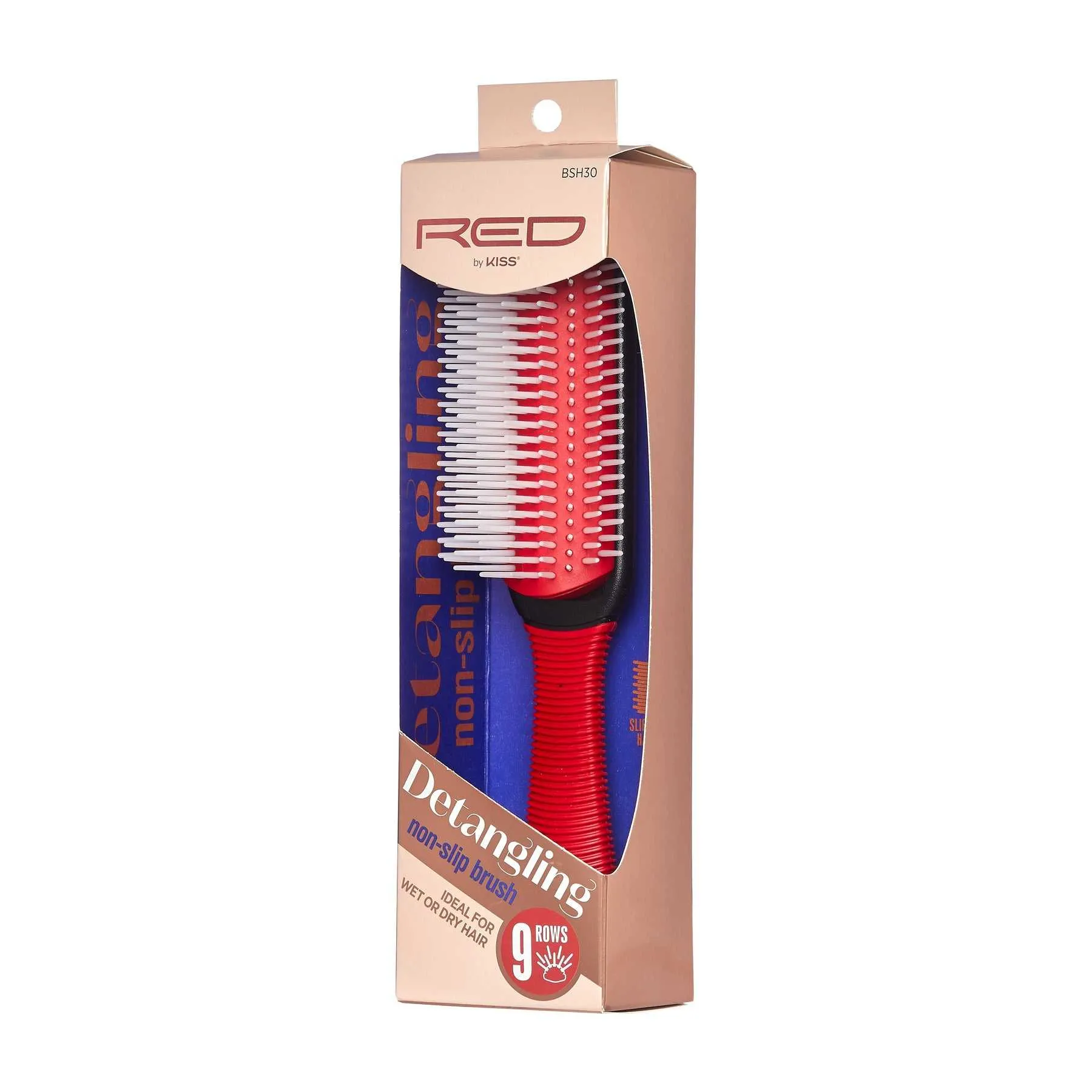 DETANGLING NON-SLIP BRUSH 9 ROWS - BSH30