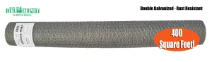 Digger's RootGuardTM 4 Foot x 100 Foot (400 Sq Ft) Gopher Wire Roll