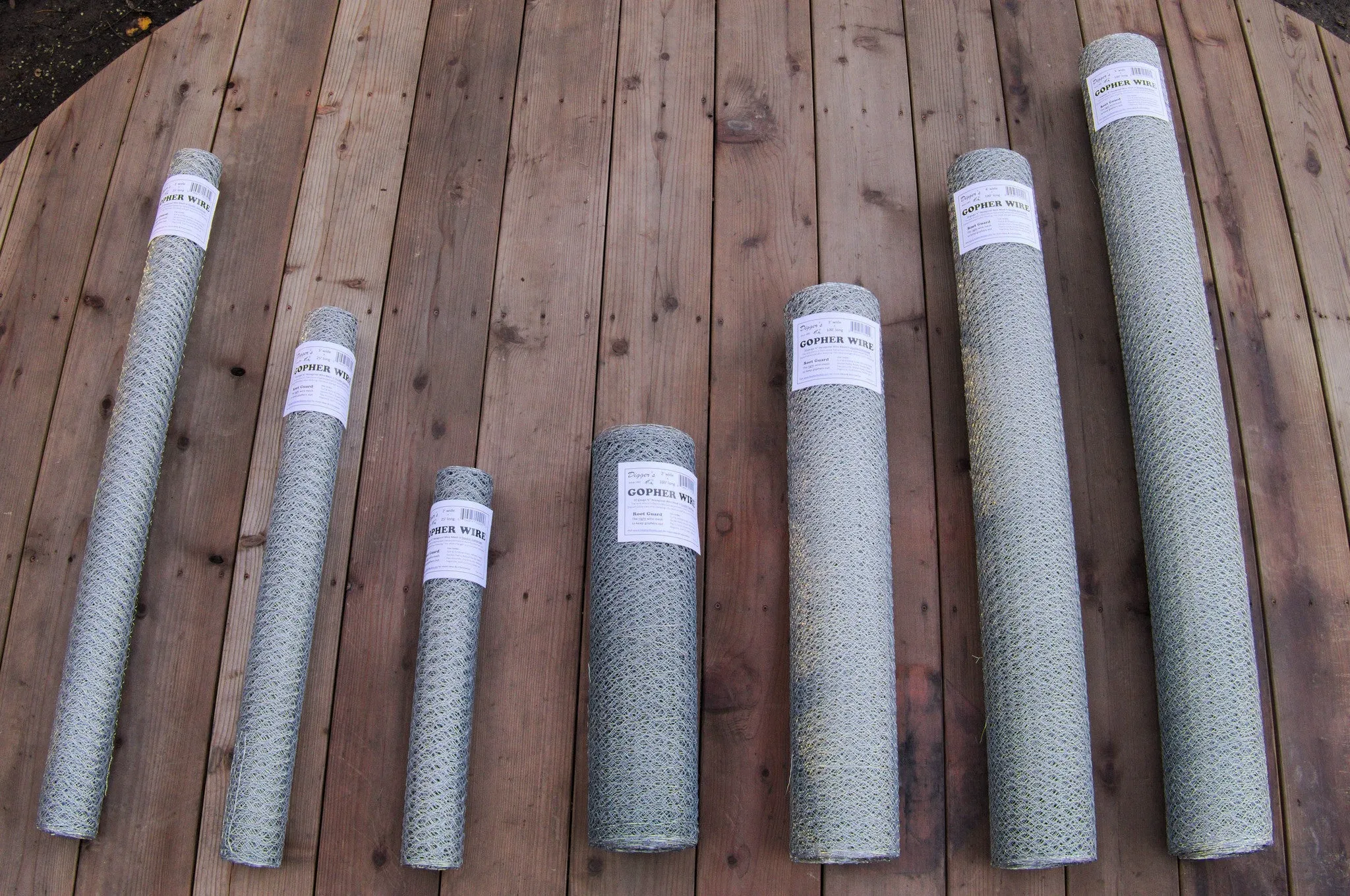 Digger's RootGuardTM 4 Foot x 100 Foot (400 Sq Ft) Gopher Wire Roll