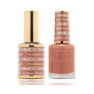 DND / DC Gel Nail Polish Matching Duo - 086 Butterscotch