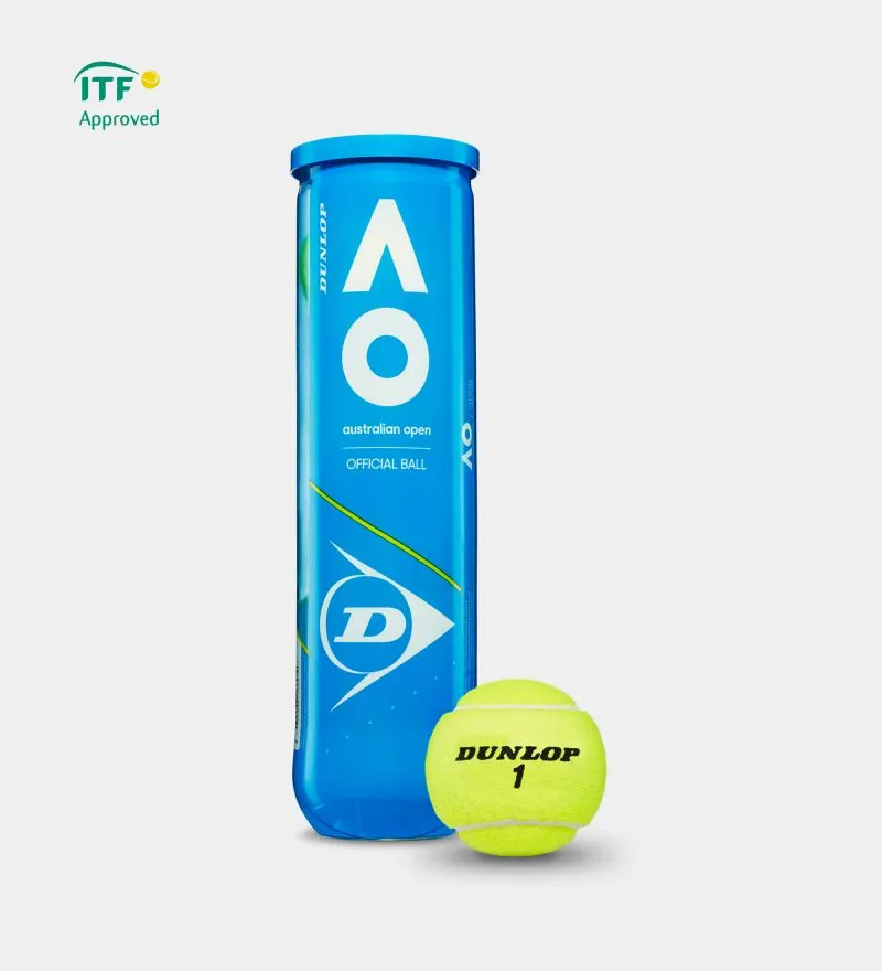 Dunlop Australian Open Official 4 Ball Box (18x4)