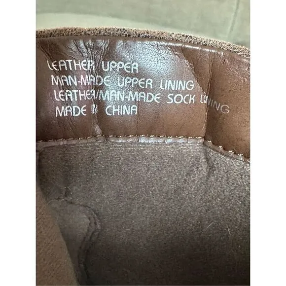 Earth Montana Sandstone  Genuine Leather Ankle Boots Women’s Size 8