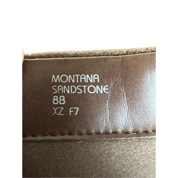 Earth Montana Sandstone  Genuine Leather Ankle Boots Women’s Size 8