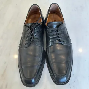 ECCO Men's New Jersey Lace Oxfords Black Leather Business Career Dress Shoes 45