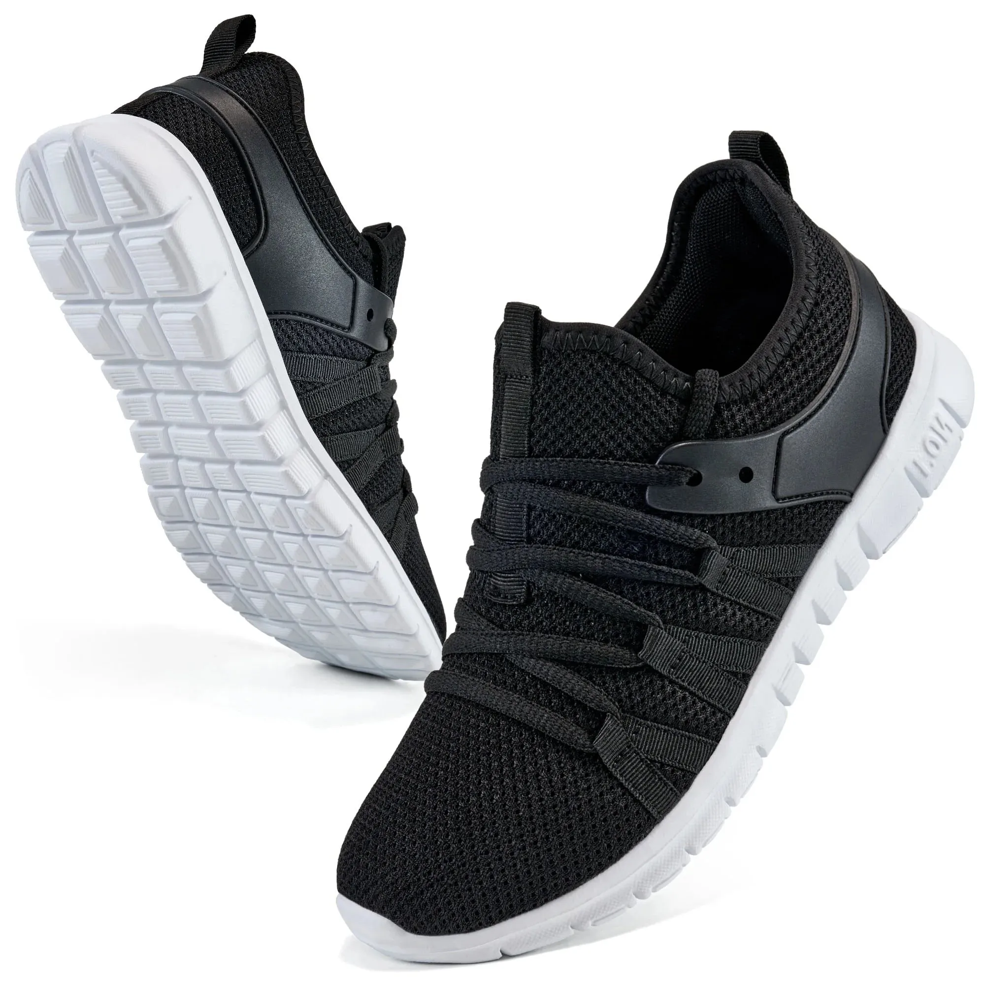 Ecetana Women's Sneakers Lightweight Breathable Mesh Casual Running Tennis Shoes