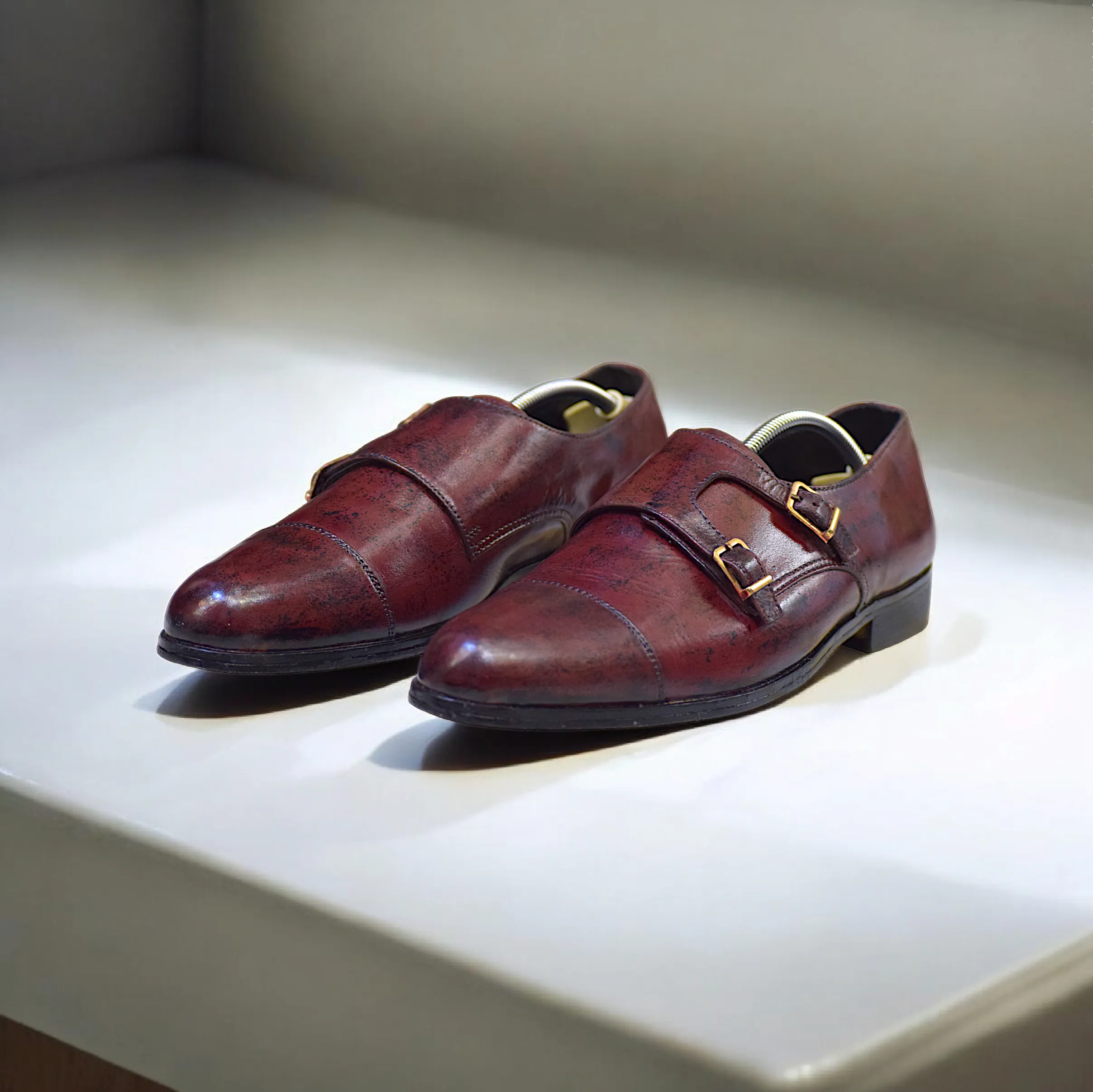 Edge Republic - ER S 113 Terminator Maroon Party Shoes For Men