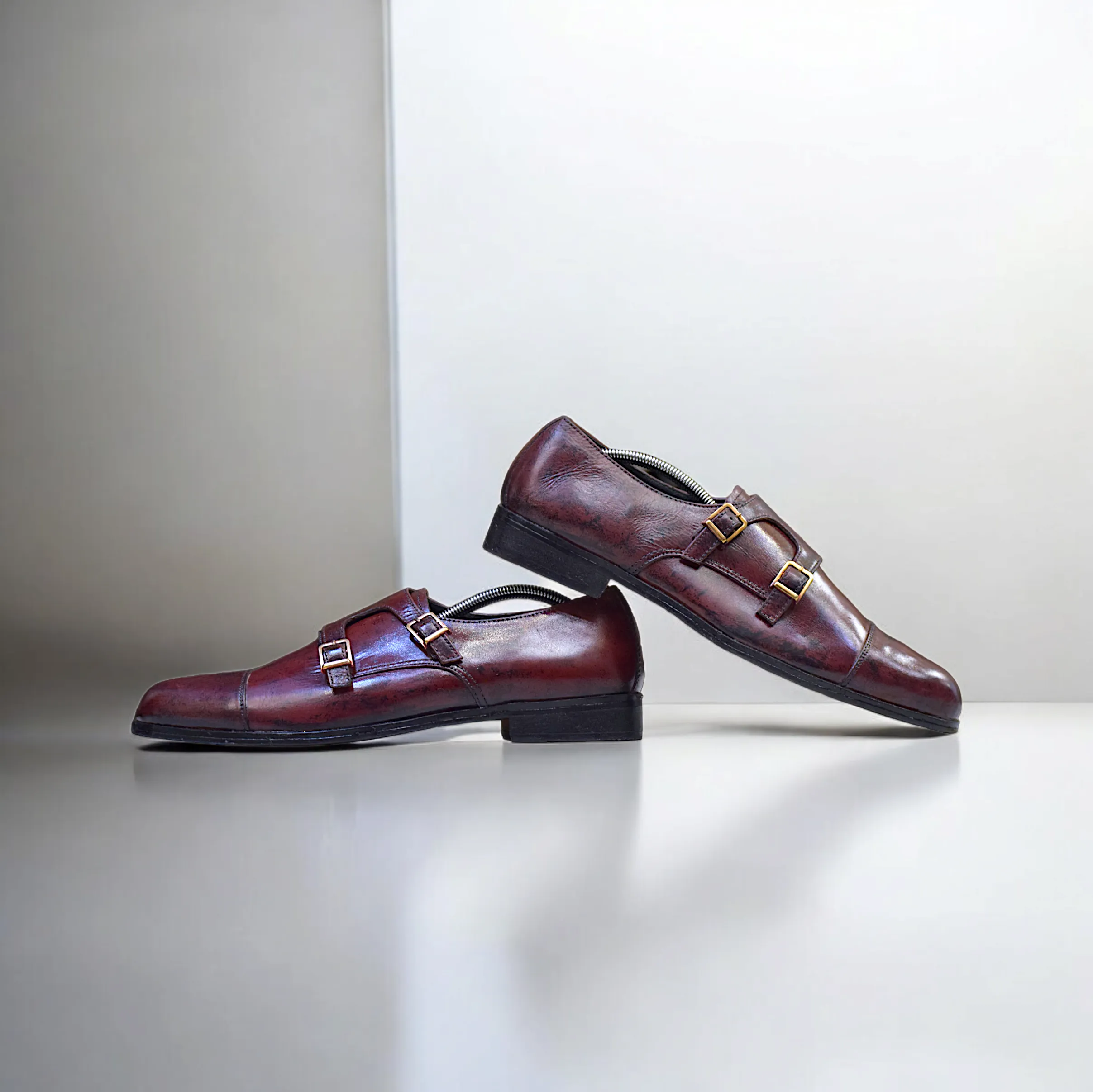 Edge Republic - ER S 113 Terminator Maroon Party Shoes For Men