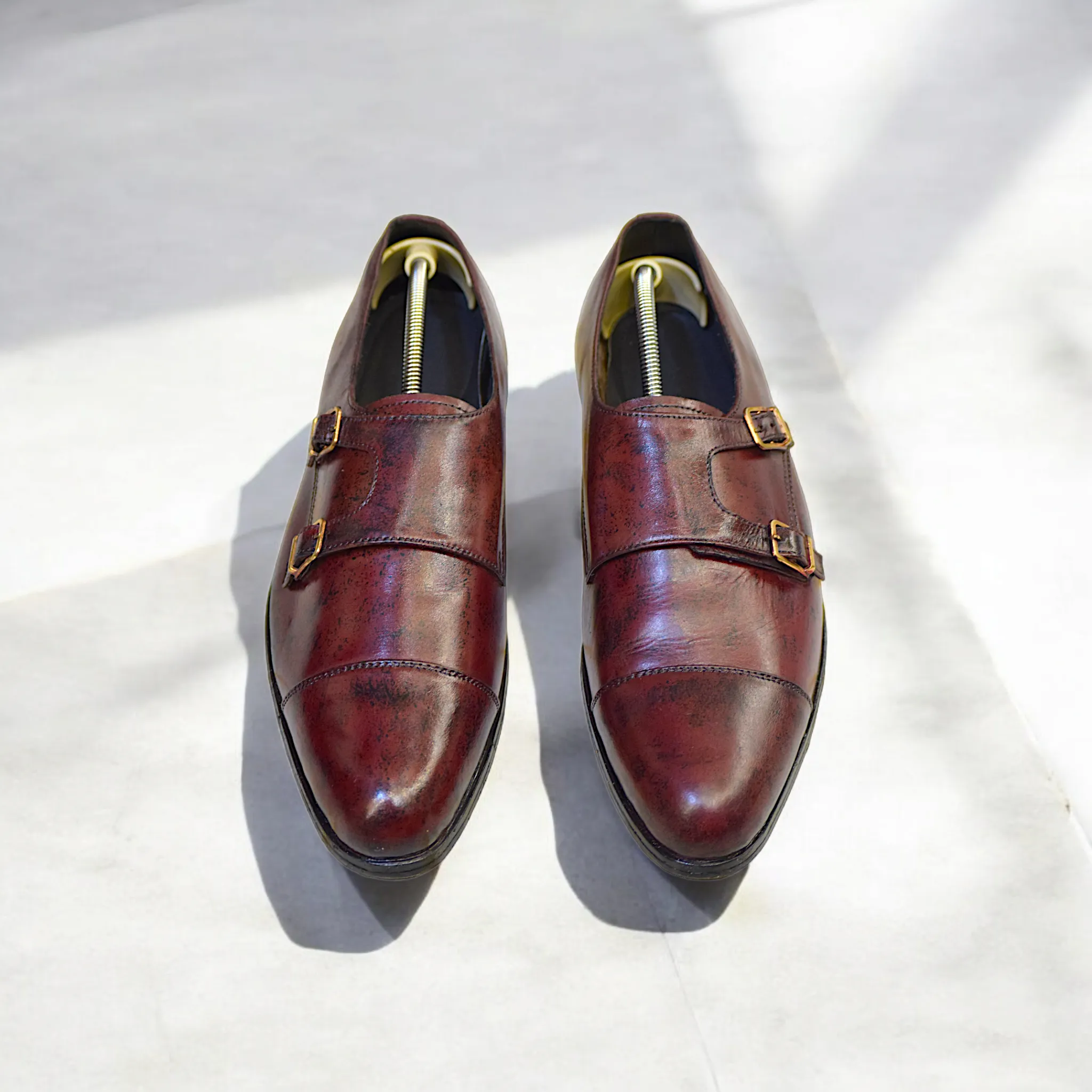 Edge Republic - ER S 113 Terminator Maroon Party Shoes For Men
