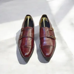 Edge Republic - ER S 113 Terminator Maroon Party Shoes For Men