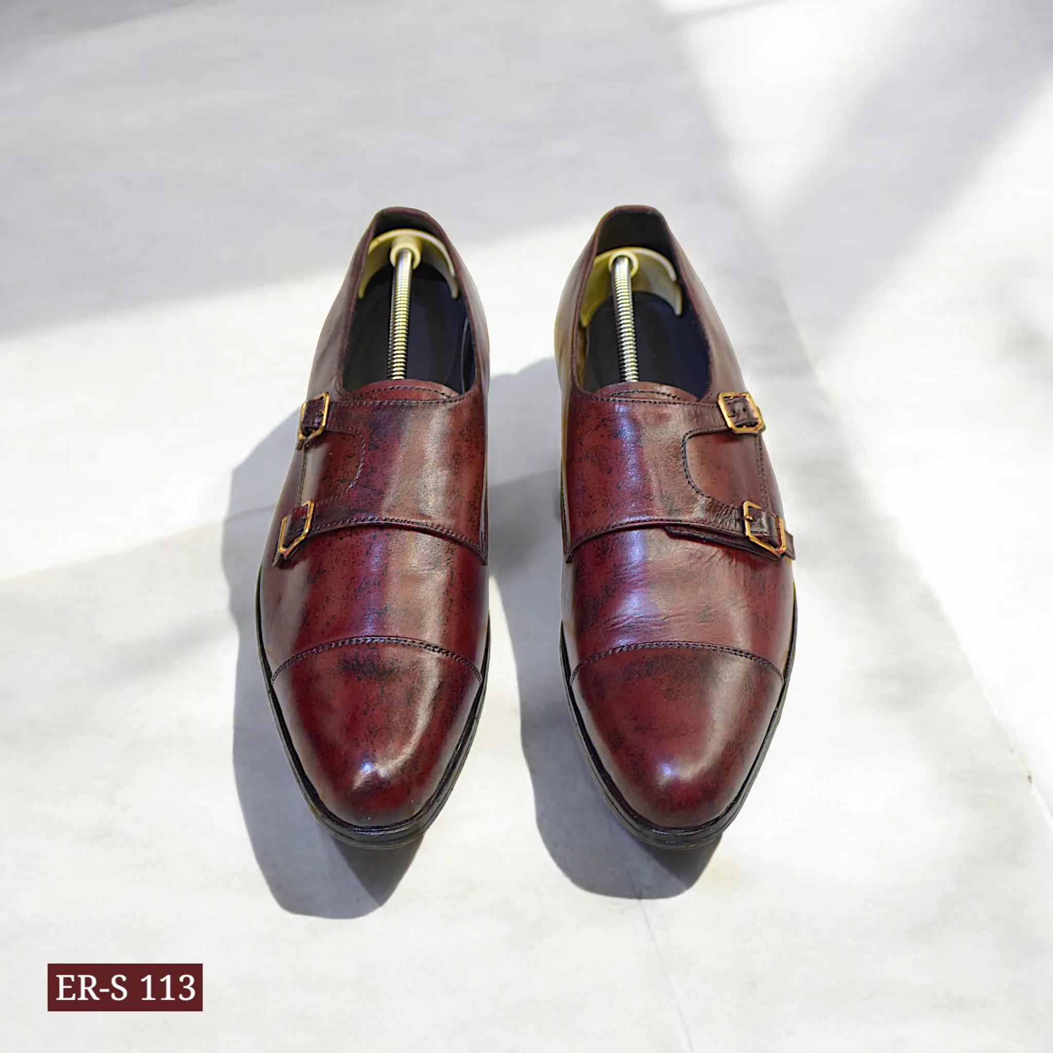 Edge Republic - ER S 113 Terminator Maroon Party Shoes For Men