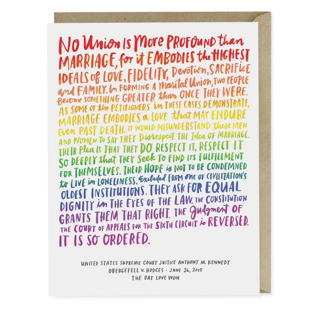 Em & Friends: Love Wins Card