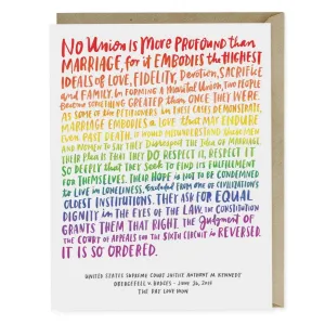 Em & Friends: Love Wins Card