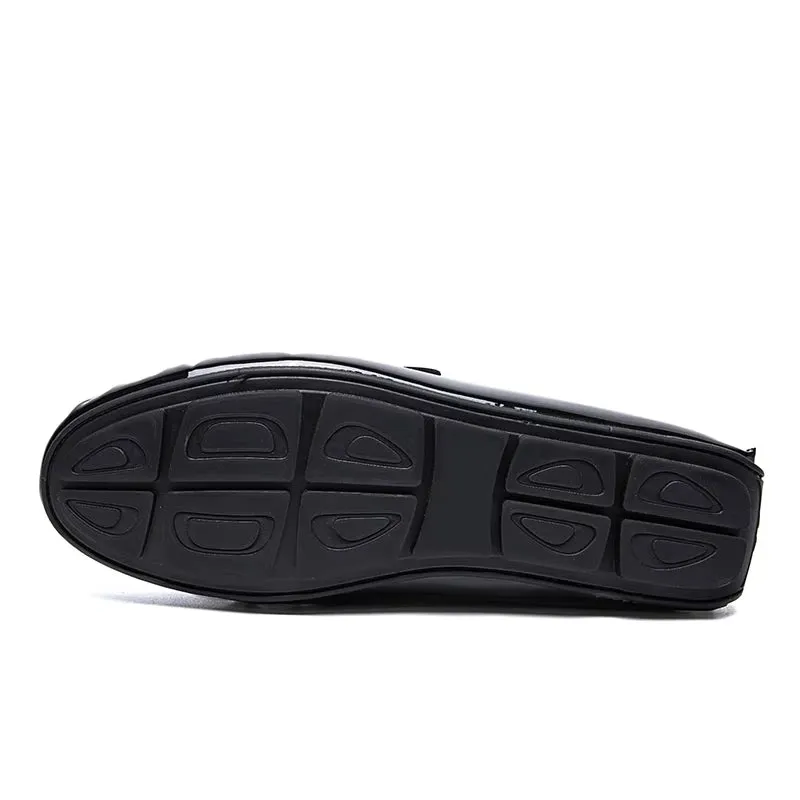 Fashion Young Casual Loafers Shoes Golden Silver Men Shoe