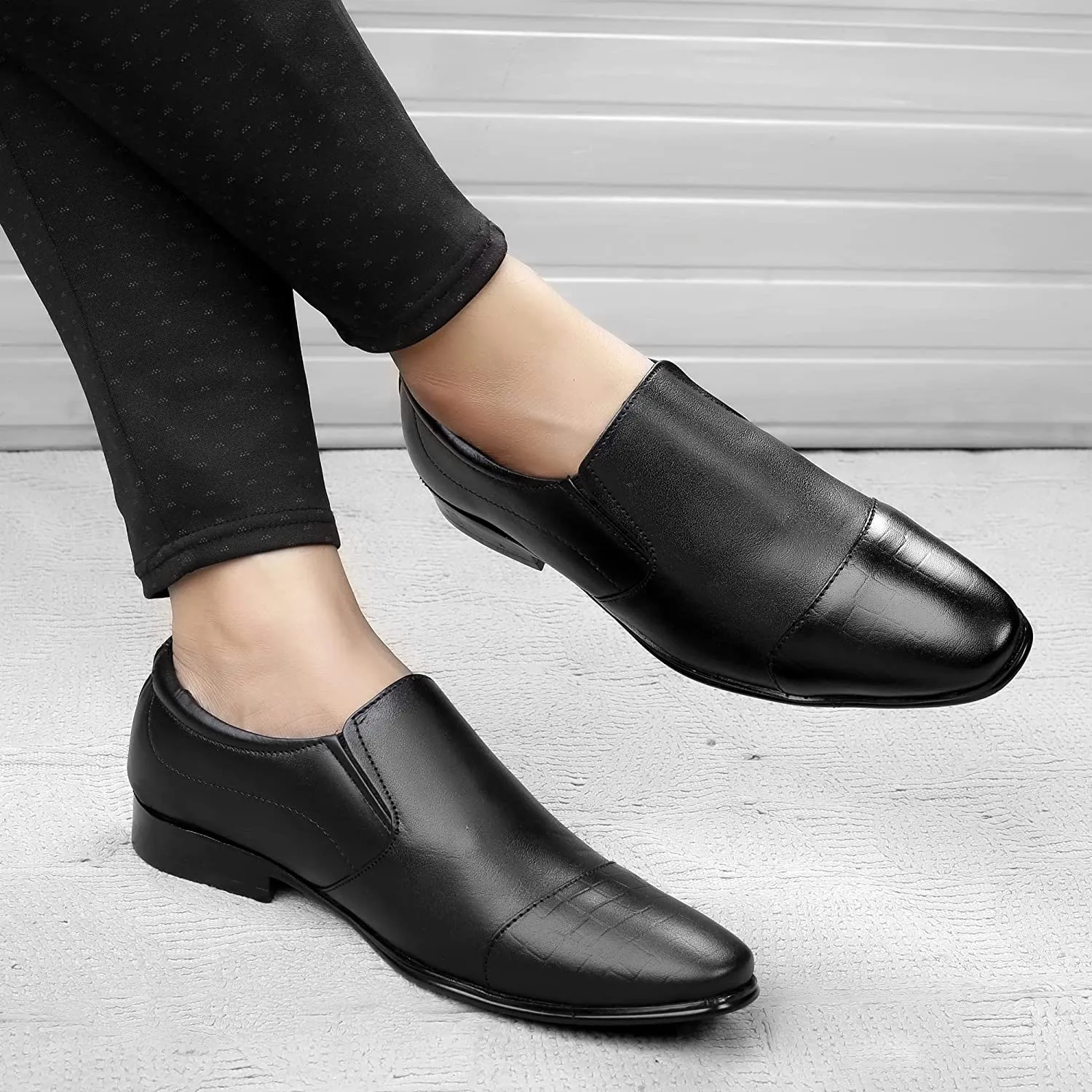 Fashionable Genuine Leather Slip-on Formal Office ,Part Wear Shoes-JonasParamount