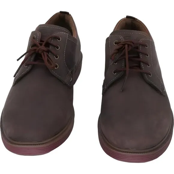 Florsheim Supacush Jr Boys Youth Brown Oxford 7M US Big Kid Dress Shoes