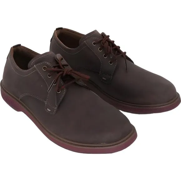 Florsheim Supacush Jr Boys Youth Brown Oxford 7M US Big Kid Dress Shoes