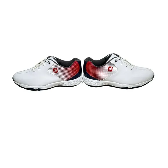 FootJoy Dna Helix Golf Shoes White Blue Red Men 6