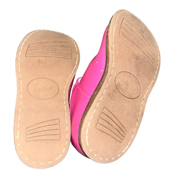FootMates sherry Toddler Girl's pink Genuine Leather Mary Jane Shoes Size 8