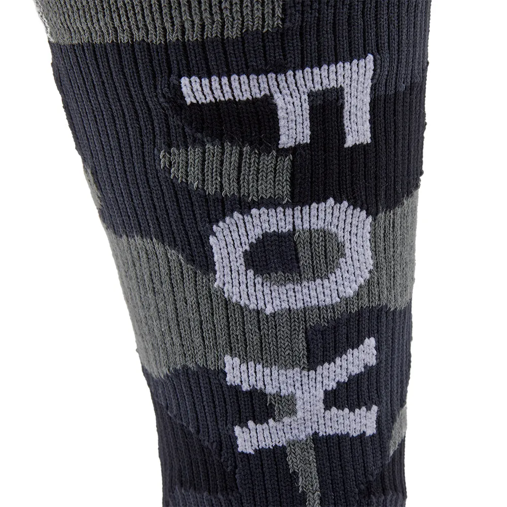 Fox Camo Crew Socks - Black Camo