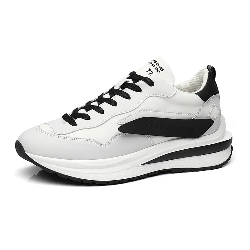 Full Cowhide Material Sports Casual Shoes Breathable Sports Shoes Men's Mesh Shoes