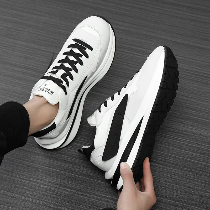 Full Cowhide Material Sports Casual Shoes Breathable Sports Shoes Men's Mesh Shoes