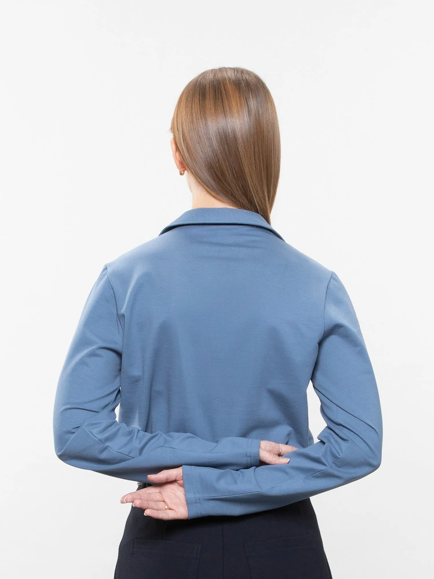 Full-sleeve performance polo