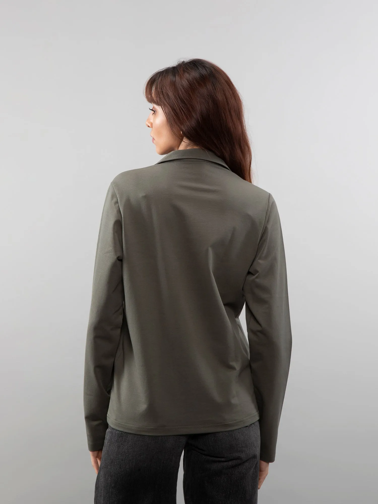 Full-sleeve performance polo