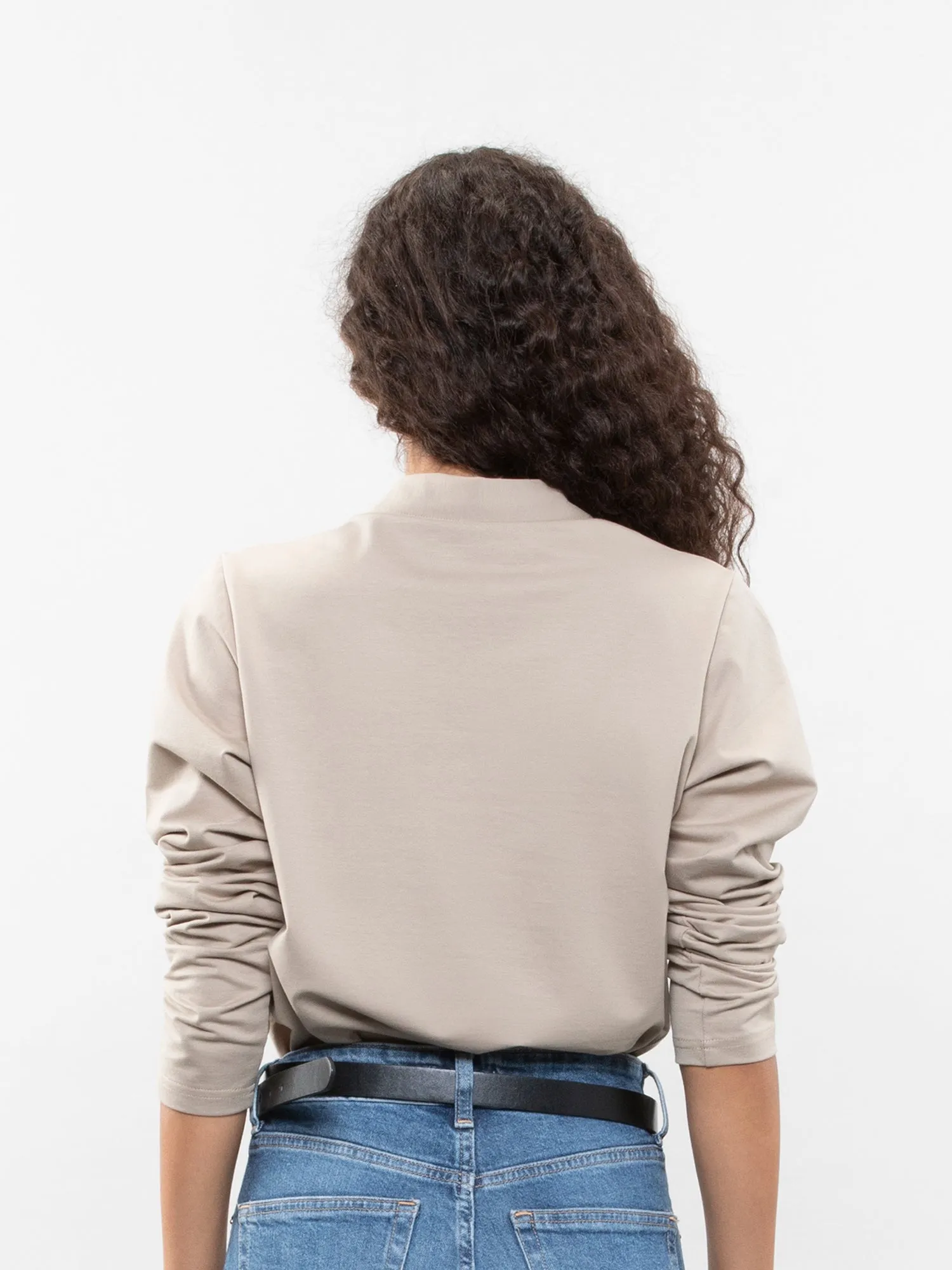 Full-sleeve performance polo