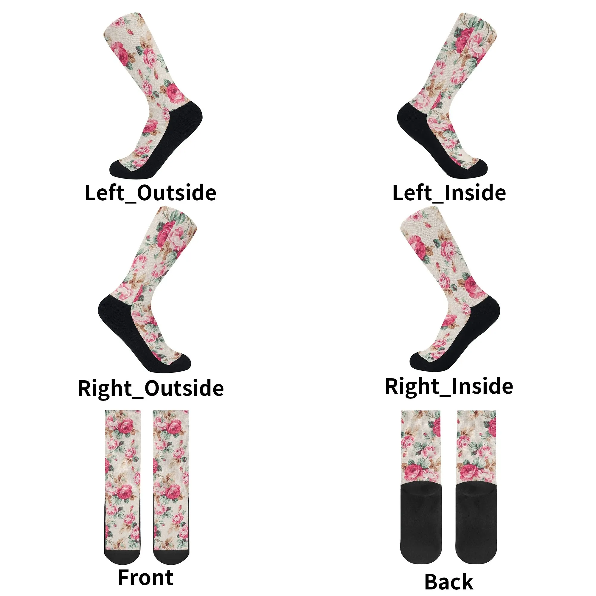 Garden Fresh Socks: Floral