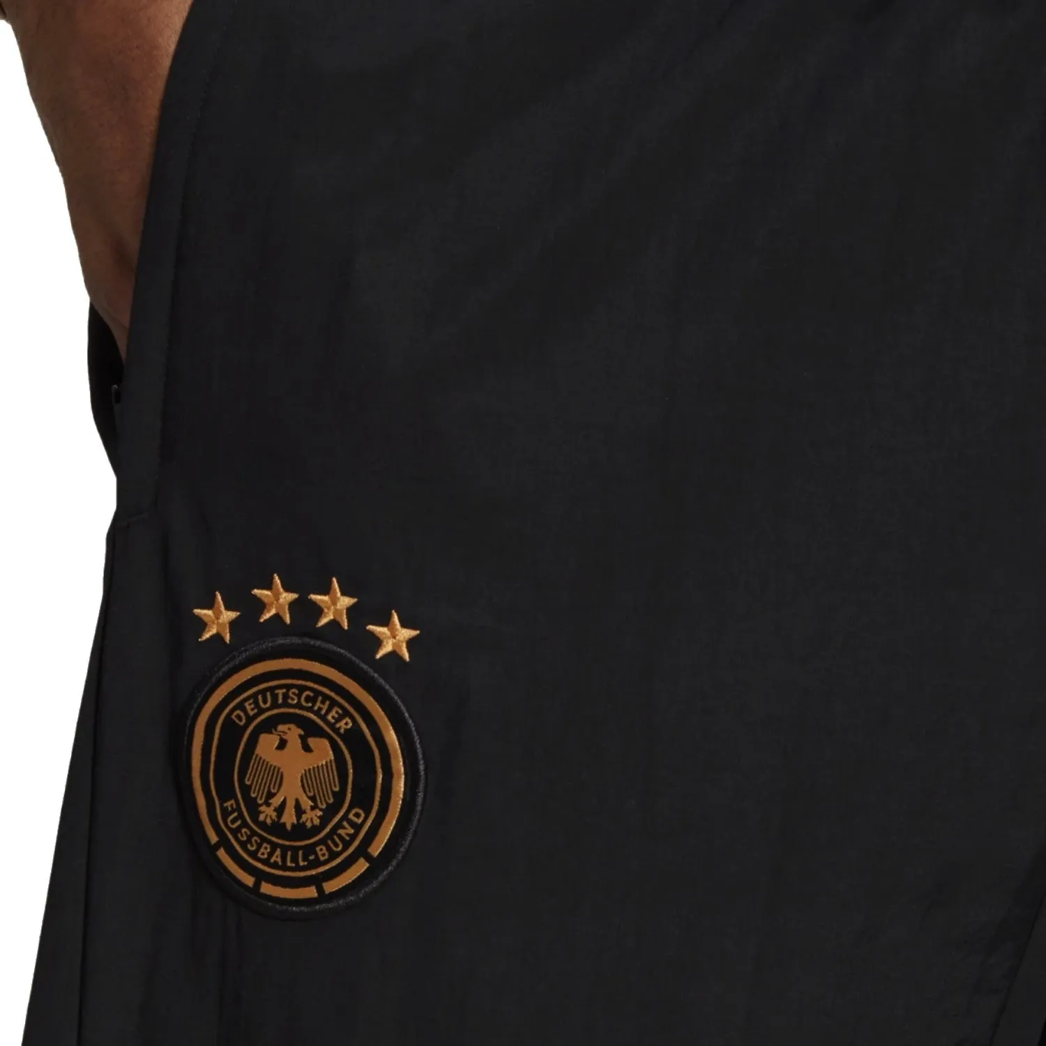Germany black presentation Soccer tracksuit 2022/23 - Adidas