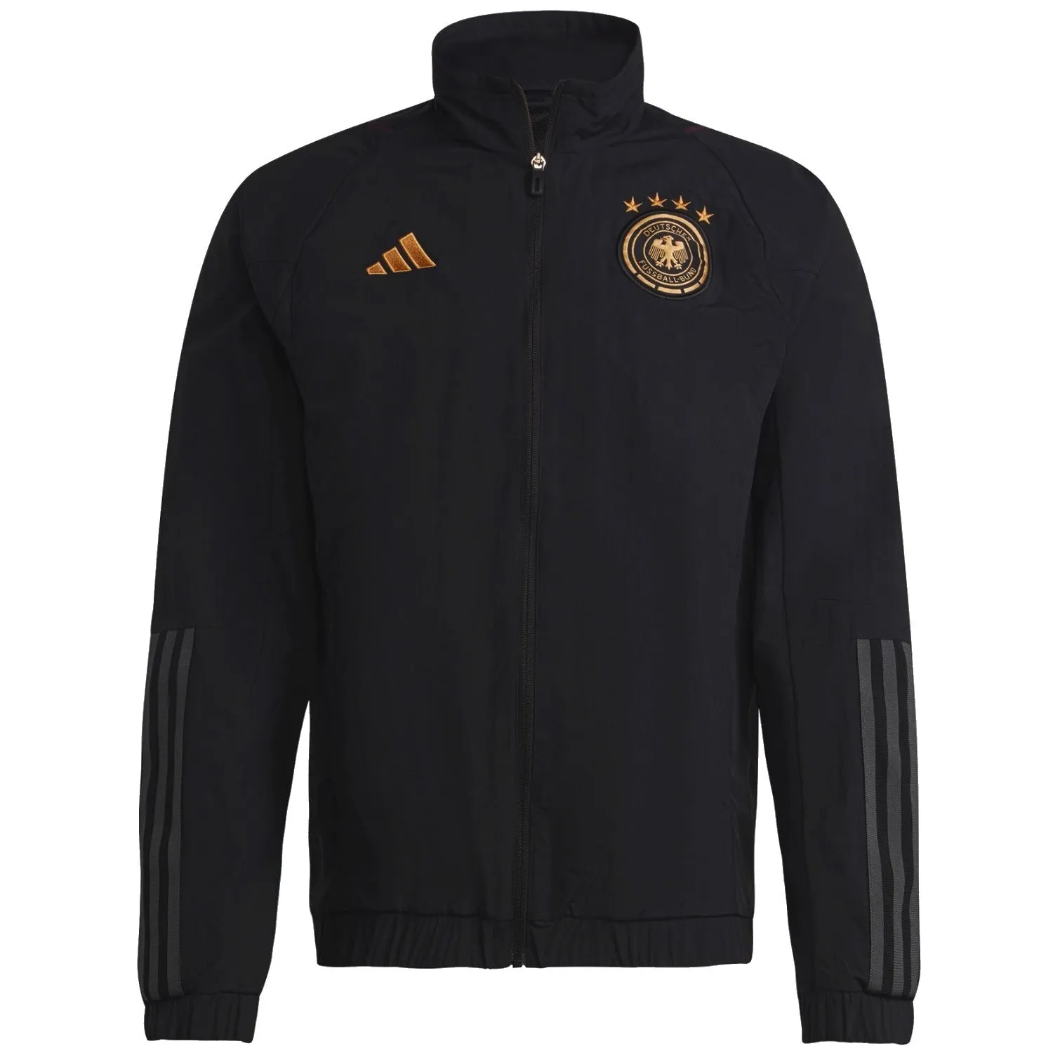 Germany black presentation Soccer tracksuit 2022/23 - Adidas