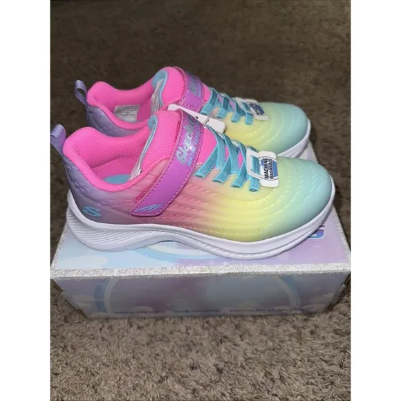 Girl's SKECHERS KIDS  Tuff Tech Jumpsters 2.0 - Blurred Dreams 303397L Size 2