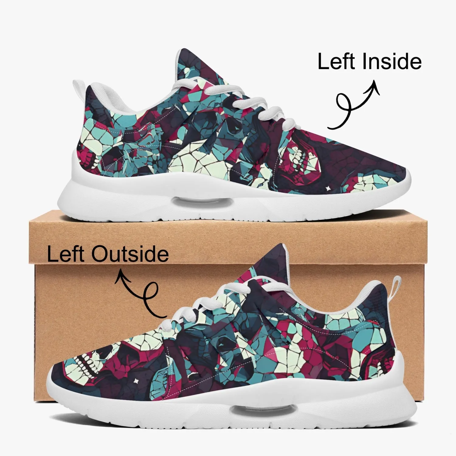 Glass Skulls Running Shoes Unisex