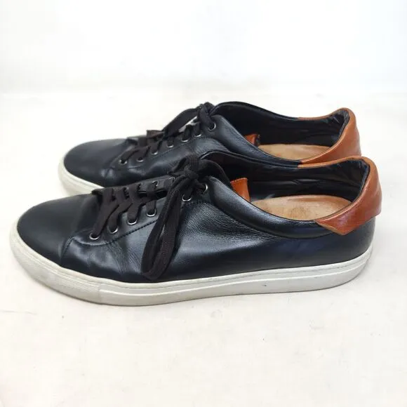 Good Man Brand Mens Sneakers Legend Black Leather Shoes Russell Wilson Italy 12