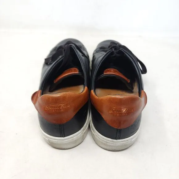 Good Man Brand Mens Sneakers Legend Black Leather Shoes Russell Wilson Italy 12