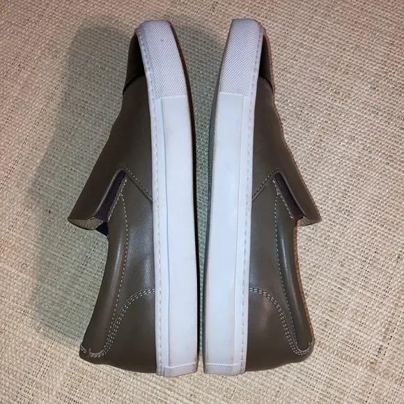 GREATS Brooklyn women’s  Slip-On Leather Shoes - Black and Gray  Wooter’s Sz8